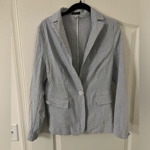 Pin-striped Suit Jacket